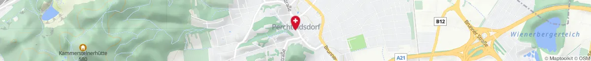 Kartendarstellung des Standorts für Apotheke Zum heiligen Augustin in 2380 Perchtoldsdorf